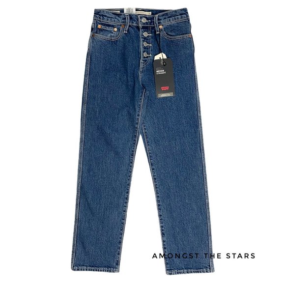 Levi's Wedgie Straight High Waisted Utility Jeans - Picture 11 of 16